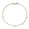 Thumbnail Image 0 of Polished Disc Anklet 14K Yellow Gold 9"