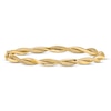 Thumbnail Image 1 of Textured Twist Bangle Bracelet 14K Yellow Gold