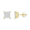 Thumbnail Image 2 of Men's Diamond Stud Earrings 1/4 ct tw Round 10K Yellow Gold