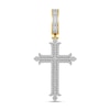 Thumbnail Image 1 of Men's Diamond Charm 1/2 ct tw Round 10K Yellow Gold/Rhodium