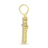 Thumbnail Image 3 of Men's Diamond Charm 1/2 ct tw Round 10K Yellow Gold/Rhodium