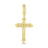 Thumbnail Image 4 of Men's Diamond Charm 1/2 ct tw Round 10K Yellow Gold/Rhodium