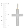 Thumbnail Image 2 of Men's Diamond Charm 2 ct tw Round/Baguette 10K Yellow Gold