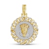 Thumbnail Image 1 of Men's Diamond Charm 1/2 ct tw Round 10K Yellow Gold
