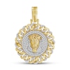 Thumbnail Image 0 of Men's Diamond Charm 1/2 ct tw Round 10K Yellow Gold