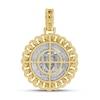 Thumbnail Image 3 of Men's Diamond Charm 1/2 ct tw Round 10K Yellow Gold