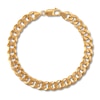 Thumbnail Image 0 of Solid Curb Bracelet 14K Yellow Gold 8.5" 8.7MM