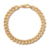 Thumbnail Image 1 of Solid Curb Bracelet 14K Yellow Gold 8.5" 8.7MM