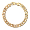 Thumbnail Image 0 of Square Curb Bracelet 14K Yellow Gold 8.75" 10MM