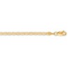 Thumbnail Image 1 of Mariner Chain Anklet 14K Yellow Gold 10"