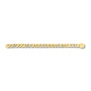 Thumbnail Image 1 of Men's Diamond Curb Bracelet 1-1/6 ct tw Round 10K Yellow Gold