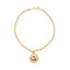 Thumbnail Image 1 of Angel Raphael Rope Bracelet 10K Yellow Gold 7.5"