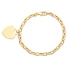 Thumbnail Image 1 of Heart Drop Bracelet 10K Yellow Gold