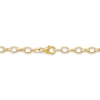 Thumbnail Image 3 of Heart Drop Bracelet 10K Yellow Gold