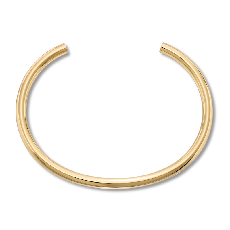 Main Image 2 of Stella Valle Letter C Bangle Bracelet 18K Gold-Plated Brass