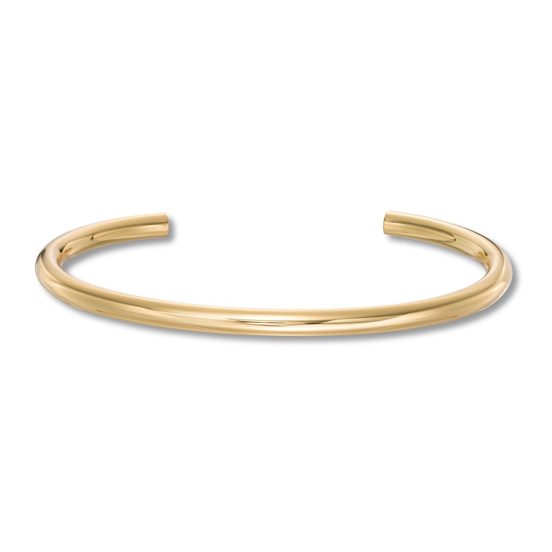 Main Image 3 of Stella Valle Letter C Bangle Bracelet 18K Gold-Plated Brass