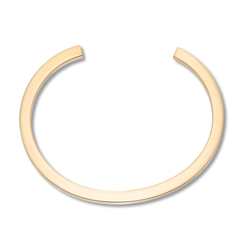 Stella Valle Letter E Bangle Bracelet 18K Gold-Plated Brass