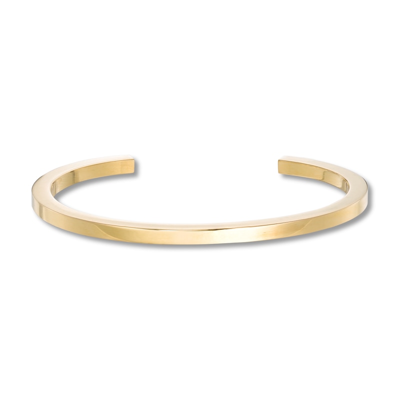 Stella Valle Letter E Bangle Bracelet 18K Gold-Plated Brass