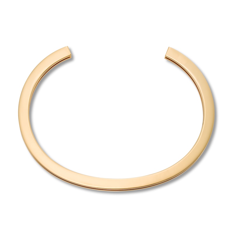 Main Image 2 of Stella Valle Letter H Bangle Bracelet 18K Gold-Plated Brass