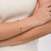 Thumbnail Image 3 of Stella Valle Letter H Bangle Bracelet 18K Gold-Plated Brass