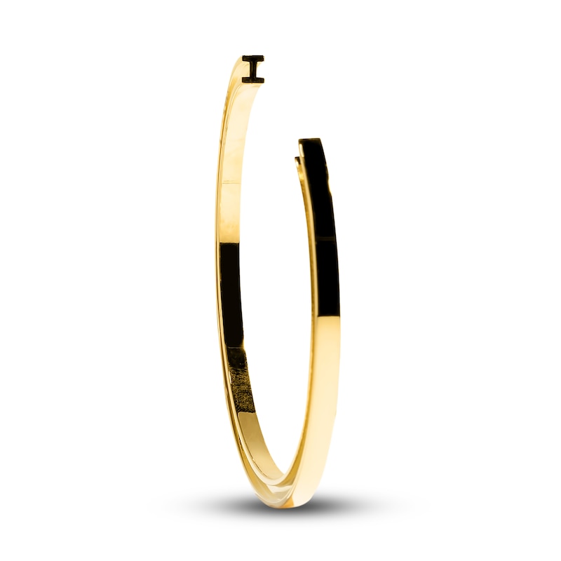 Main Image 1 of Stella Valle Letter I Bangle Bracelet 18K Gold-Plated Brass