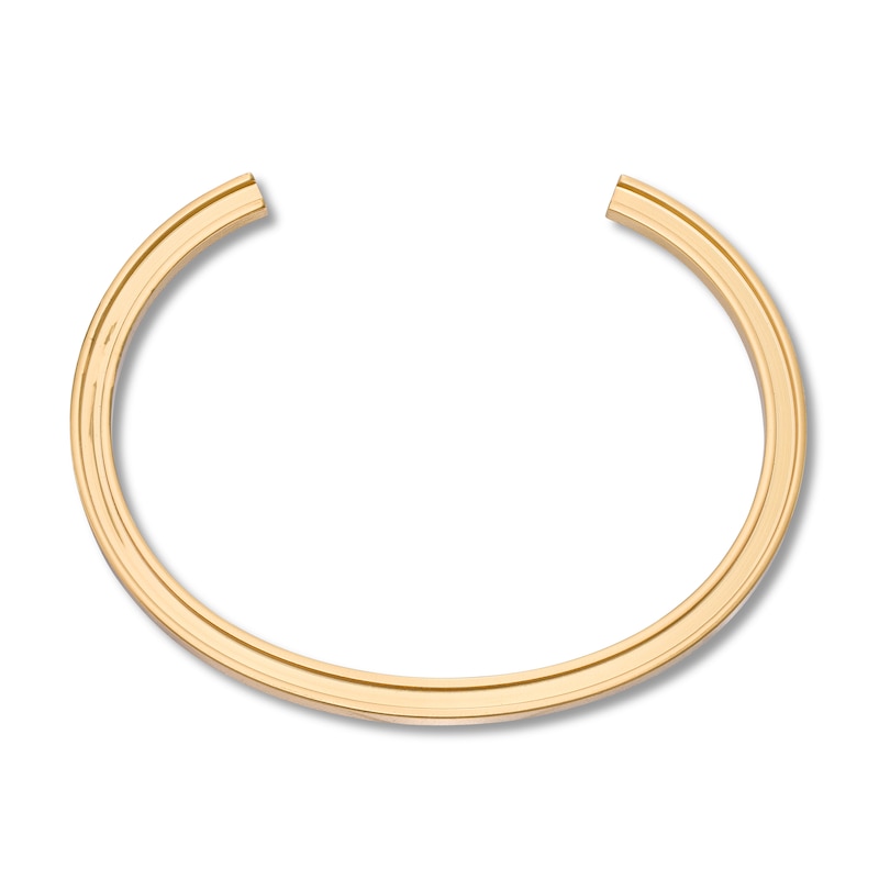 Main Image 2 of Stella Valle Letter I Bangle Bracelet 18K Gold-Plated Brass