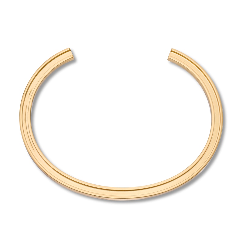 Stella Valle Letter I Bangle Bracelet 18K Gold-Plated Brass