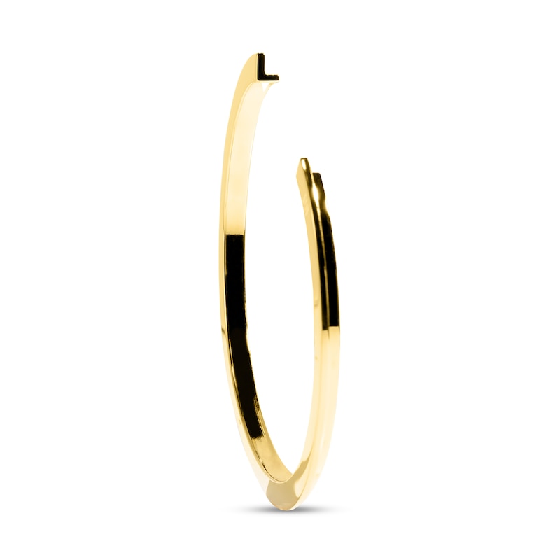 Main Image 1 of Stella Valle Letter L Bangle Bracelet 18K Gold-Plated Brass