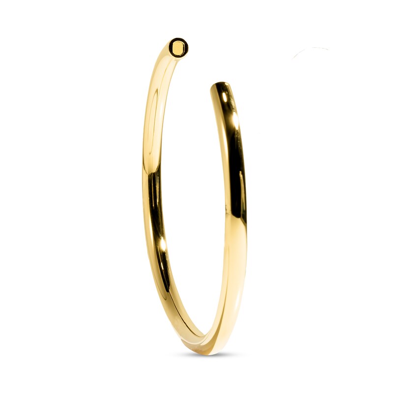 Main Image 1 of Stella Valle Letter O Bangle Bracelet 18K Gold-Plated Brass