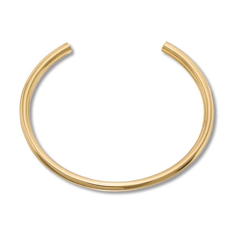 Main Image 2 of Stella Valle Letter Q Bangle Bracelet 18K Gold-Plated Brass