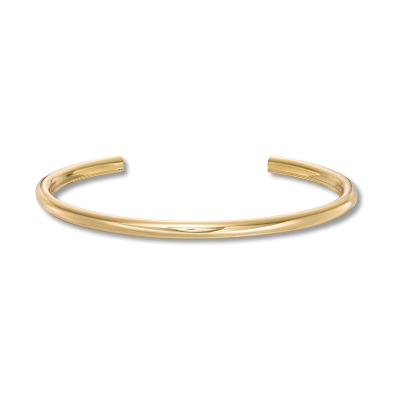 Stella Valle Letter Q Bangle Bracelet 18K Gold-Plated Brass
