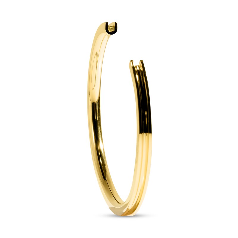Main Image 1 of Stella Valle Letter U Bangle Bracelet 18K Gold-Plated Brass