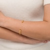 Thumbnail Image 3 of Stella Valle Letter U Bangle Bracelet 18K Gold-Plated Brass