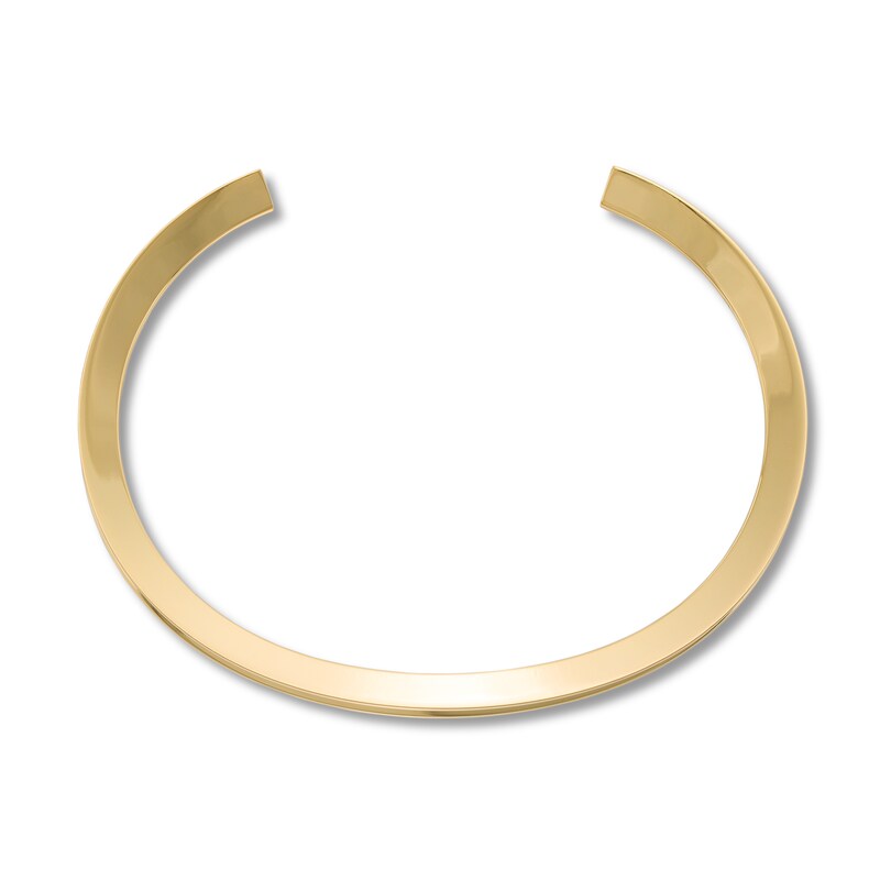 Main Image 2 of Stella Valle Letter V Bangle Bracelet 18K Gold-Plated Brass