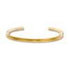 Thumbnail Image 3 of Stella Valle Letter V Bangle Bracelet 18K Gold-Plated Brass