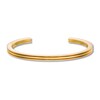 Thumbnail Image 3 of Stella Valle Letter W Bangle Bracelet 18K Gold-Plated Brass
