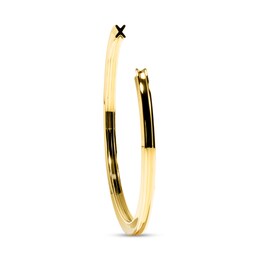 Stella Valle Letter X Bangle Bracelet 18K Gold-Plated Brass