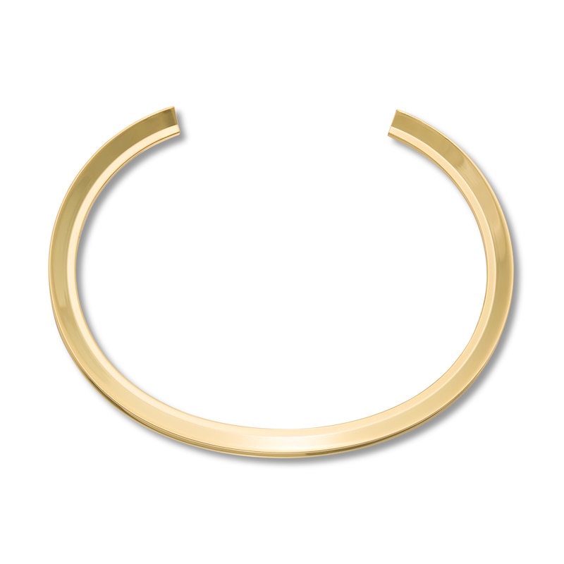 Main Image 2 of Stella Valle Letter Y Bangle Bracelet 18K Gold-Plated Brass