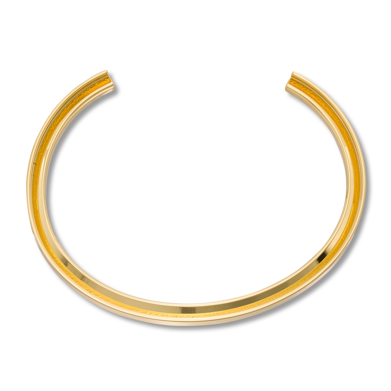 Main Image 2 of Stella Valle Letter Z Bangle Bracelet 18K Gold-Plated Brass