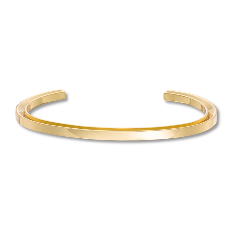 Stella Valle Letter Z Bangle Bracelet 18K Gold-Plated Brass
