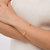 Thumbnail Image 3 of Stella Valle Letter Z Bangle Bracelet 18K Gold-Plated Brass
