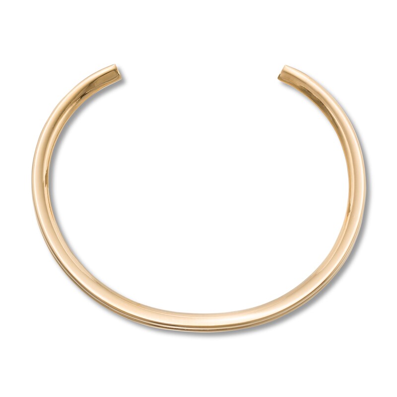 Main Image 2 of Stella Valle Heart Bangle Bracelet 18K Gold-Plated Brass