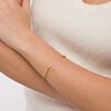 Thumbnail Image 4 of Stella Valle Heart Bangle Bracelet 18K Gold-Plated Brass