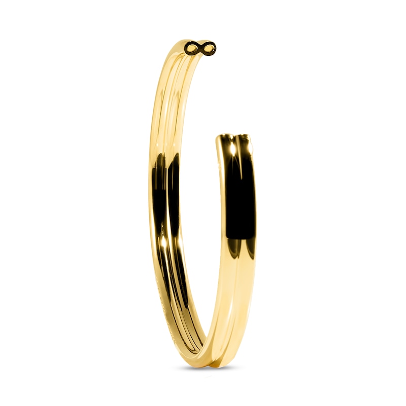 Main Image 1 of Stella Valle Infinity Bangle Bracelet 18K Gold-Plated Brass