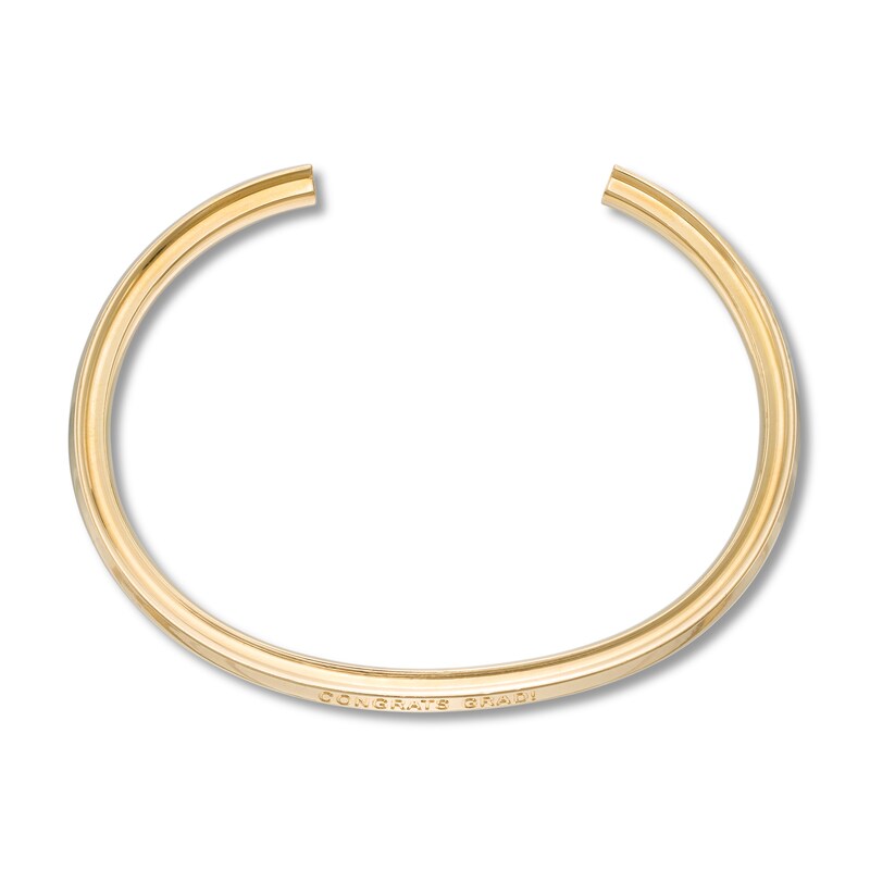 Main Image 2 of Stella Valle Graduation Hat Bangle Bracelet 18K Gold-Plated Brass
