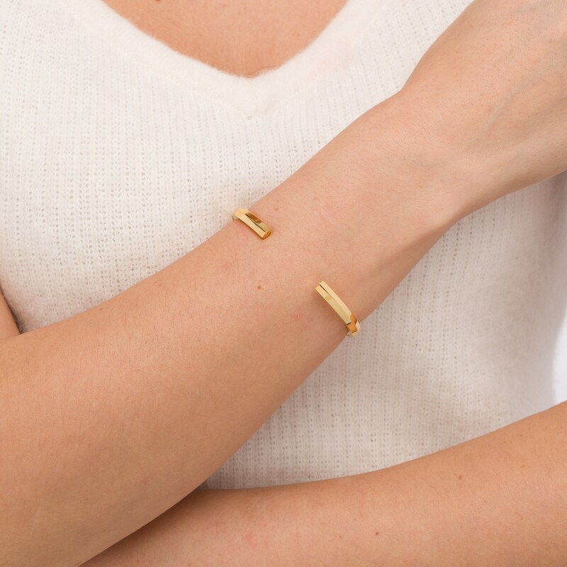 Main Image 4 of Stella Valle Graduation Hat Bangle Bracelet 18K Gold-Plated Brass