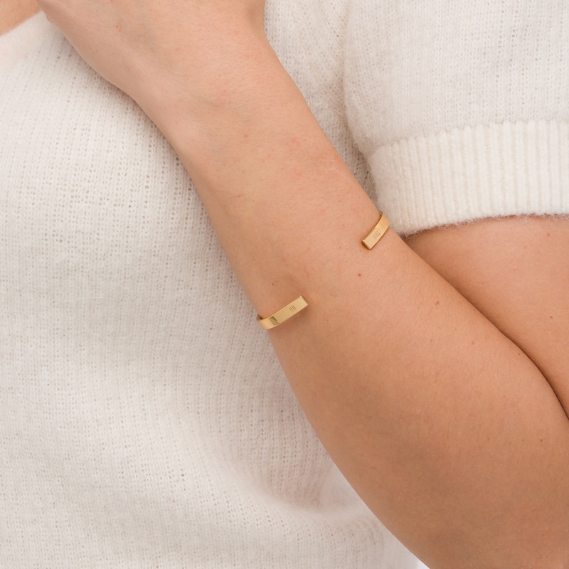 Main Image 3 of Stella Valle Best Friend Bangle Bracelet Set 18K Gold-Plated Brass