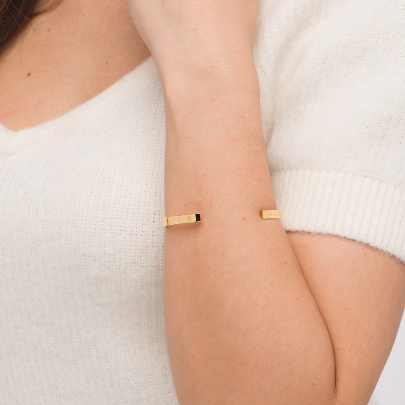 Main Image 3 of Stella Valle Sisters Bangle Bracelet Set 18K Gold-Plated Brass