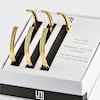 Thumbnail Image 1 of Stella Valle Grandma, Mother, Daughter Bangle Bracelet Set 18K Gold-Plated Brass