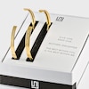 Thumbnail Image 1 of Stella Valle Mother, Daughter Bangle Bracelet Set 18K Gold-Plated Brass